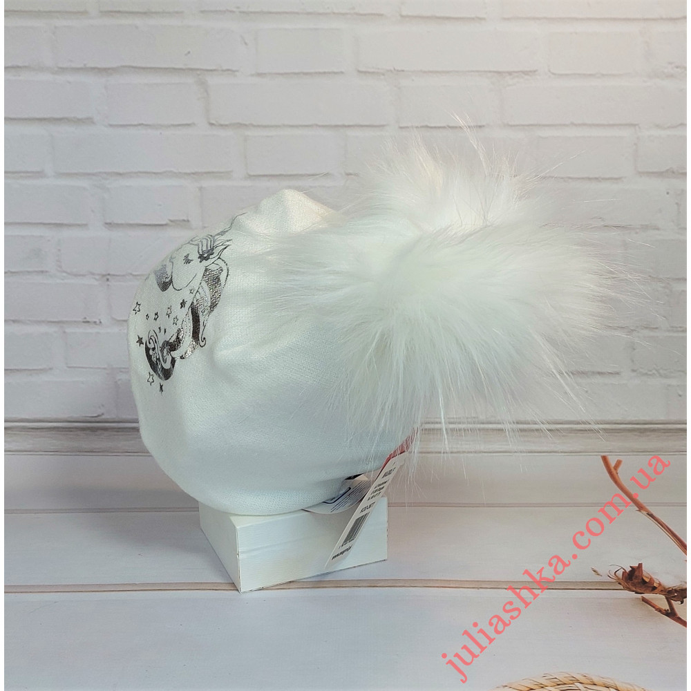 K-3677 MAGROF(44-48р.детская зимняя шапка)