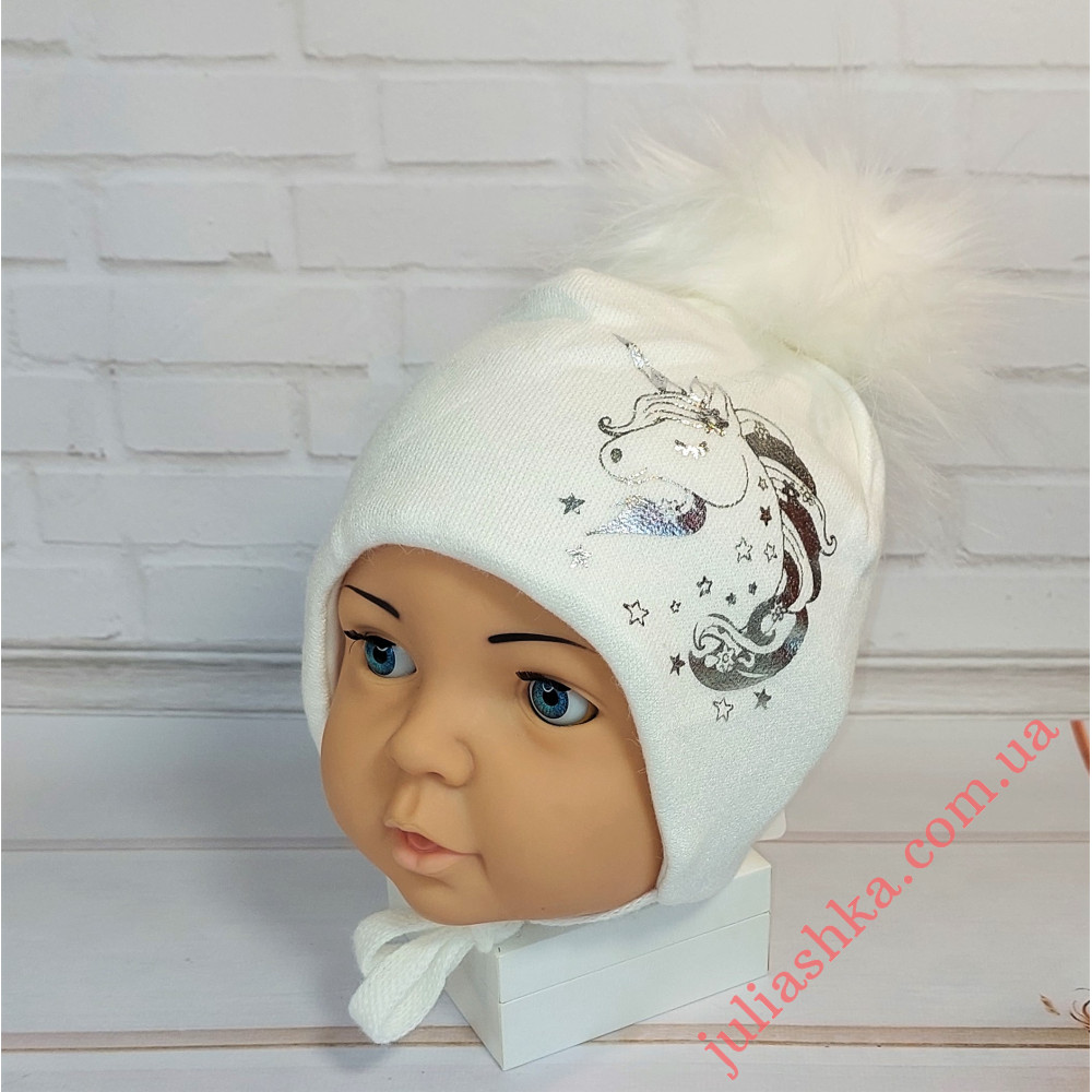 K-3677 MAGROF(44-48р.детская зимняя шапка)