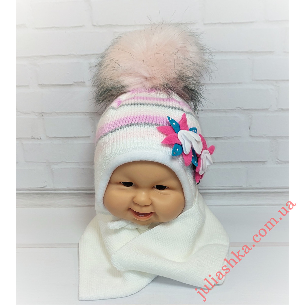 878 MAGROF(38-44р.зимний вязаный комплект)