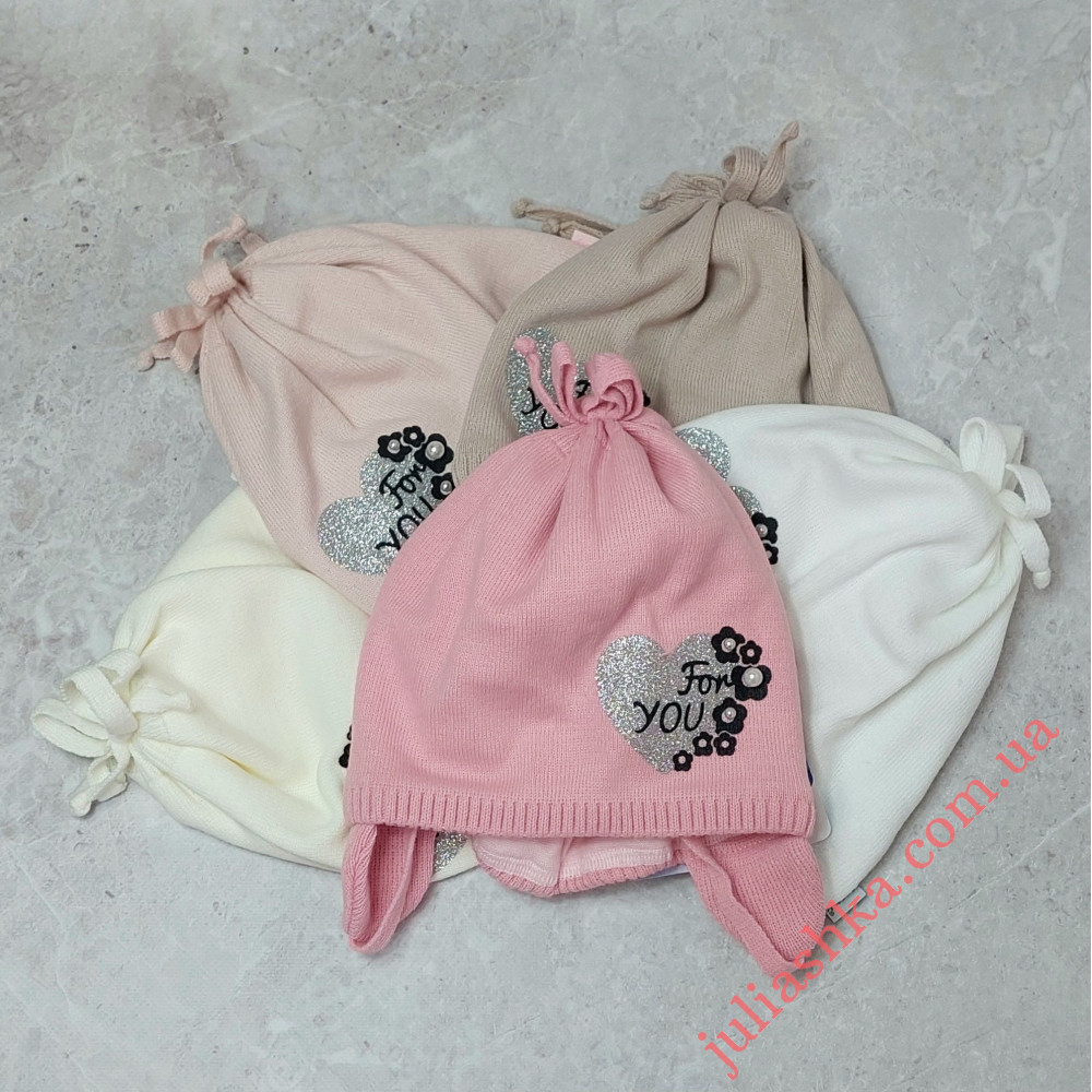 Ku600-D GRANS(48-50р.дитяча в'язана шапка)