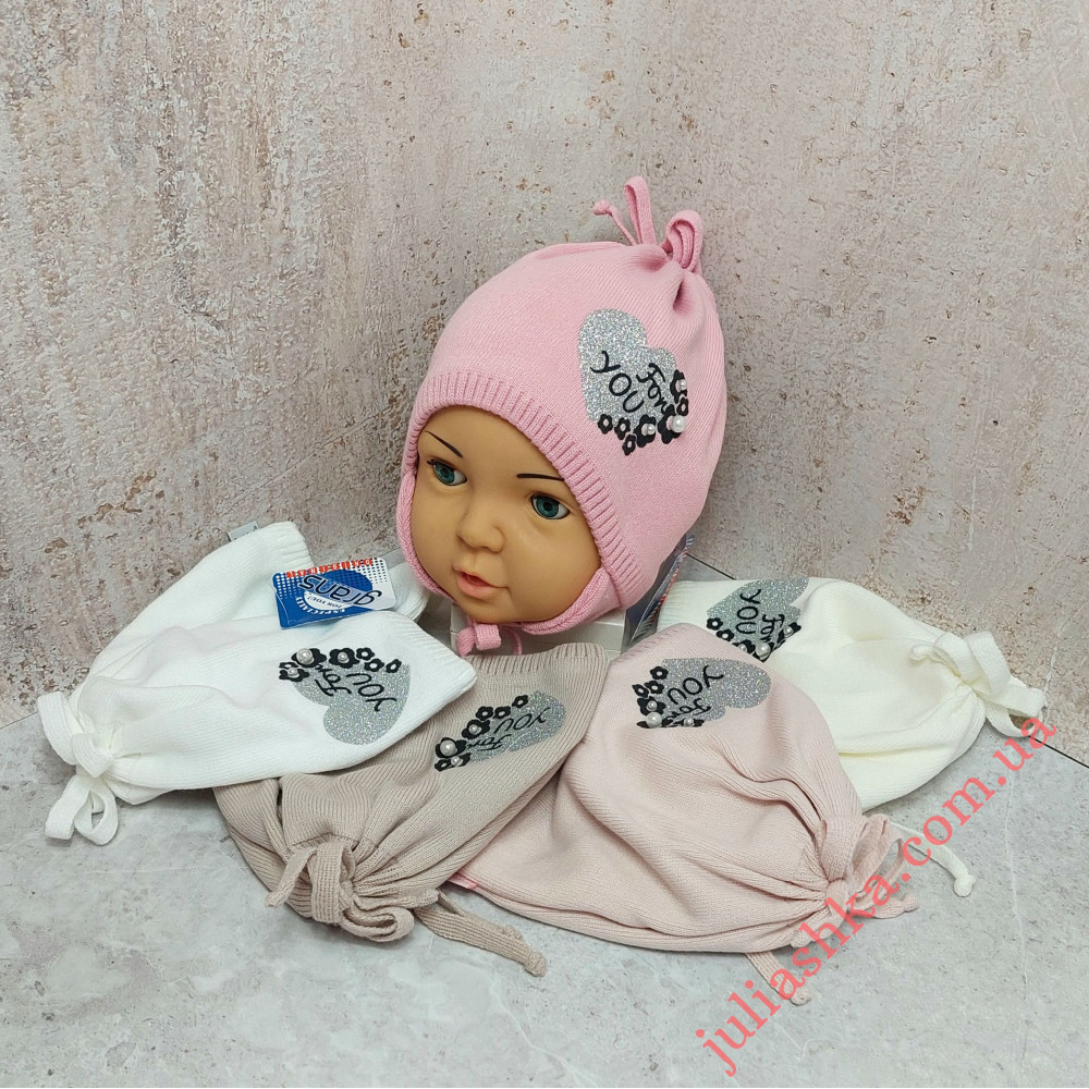 Ku600-D GRANS(48-50р.дитяча в'язана шапка)