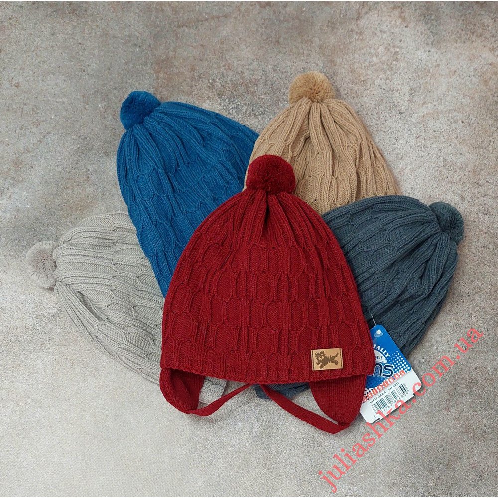 Ku632-D GRANS(46-48р.детская вязаная шапка)