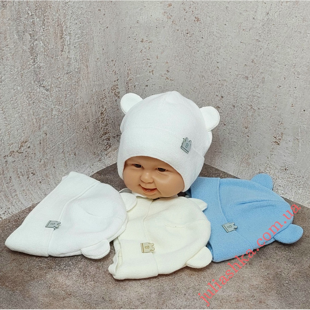 Ku618-D GRANS(40-42р.дитяча в'язана шапка)