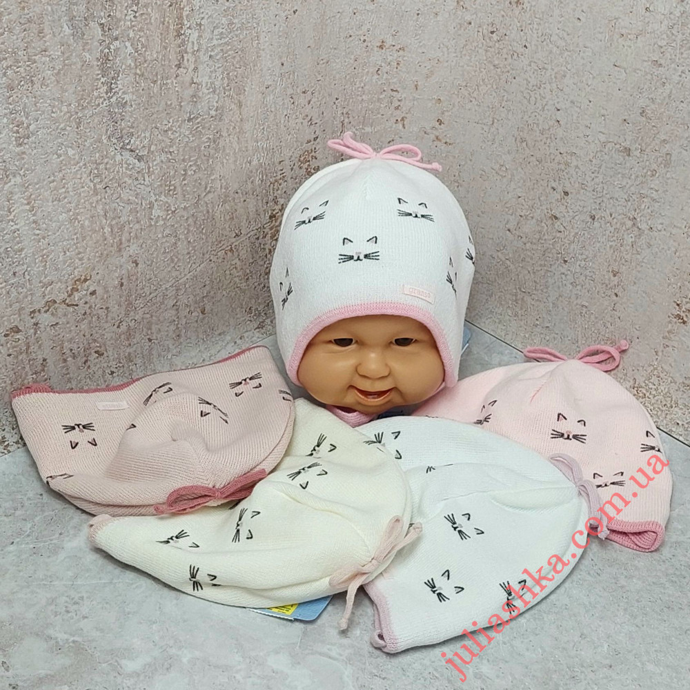 Ku589-D GRANS(40-42р.дитяча в'язана шапка)