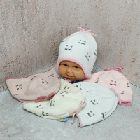 Ku589-D GRANS(40-42р.дитяча в'язана шапка)