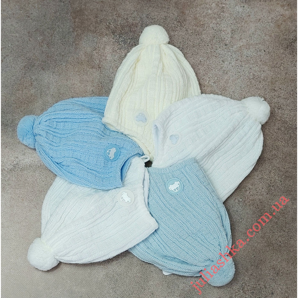 Ku612-D GRANS(38-40р.детская вязаная шапка)