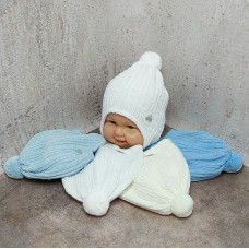 Ku612-D GRANS(38-40р.дитяча в'язана шапка)