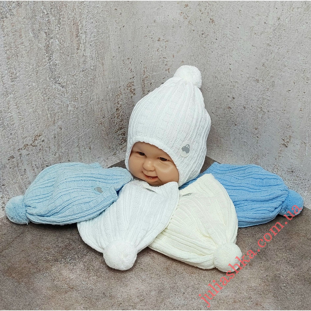 Ku612-D GRANS(38-40р.дитяча в'язана шапка)