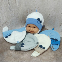 Ku611-D GRANS(38-40р.дитяча в'язана шапка)